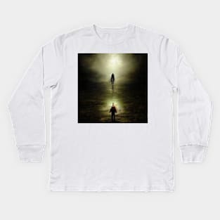 In the Beginning There Was Void Kids Long Sleeve T-Shirt